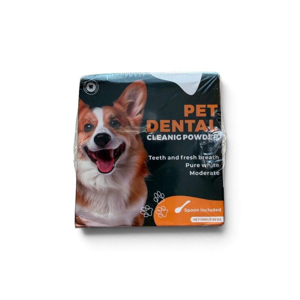 Pet Dental Cleaning Powder for Dogs 100g 3.53oz Fresh Breath Teeth Care NEW